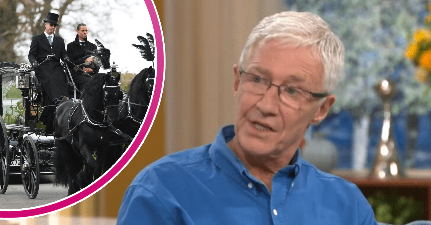 Paul O'Grady talking on This Morning, his funeral procession