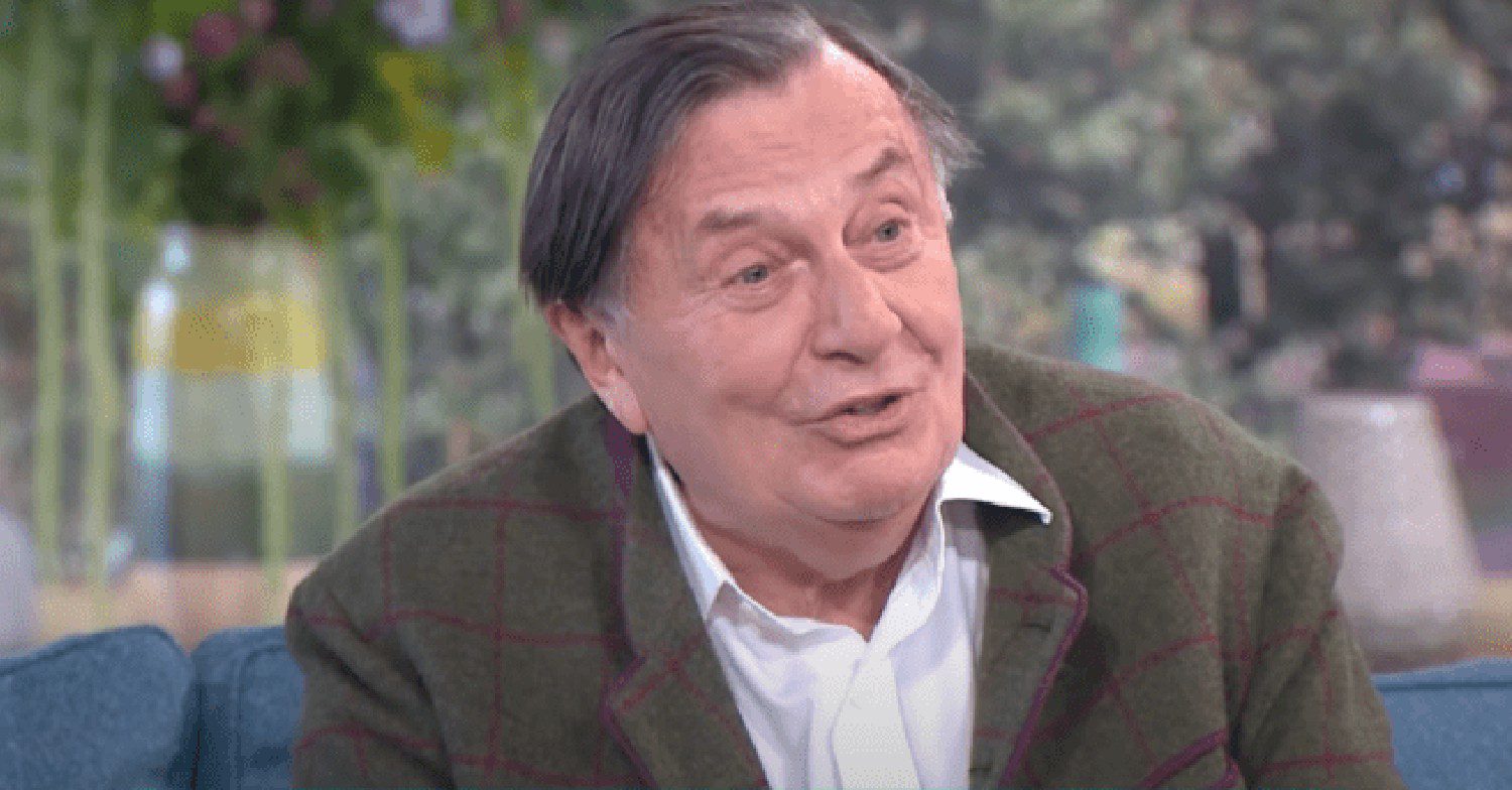 Barry Humphries smiling on This Morning