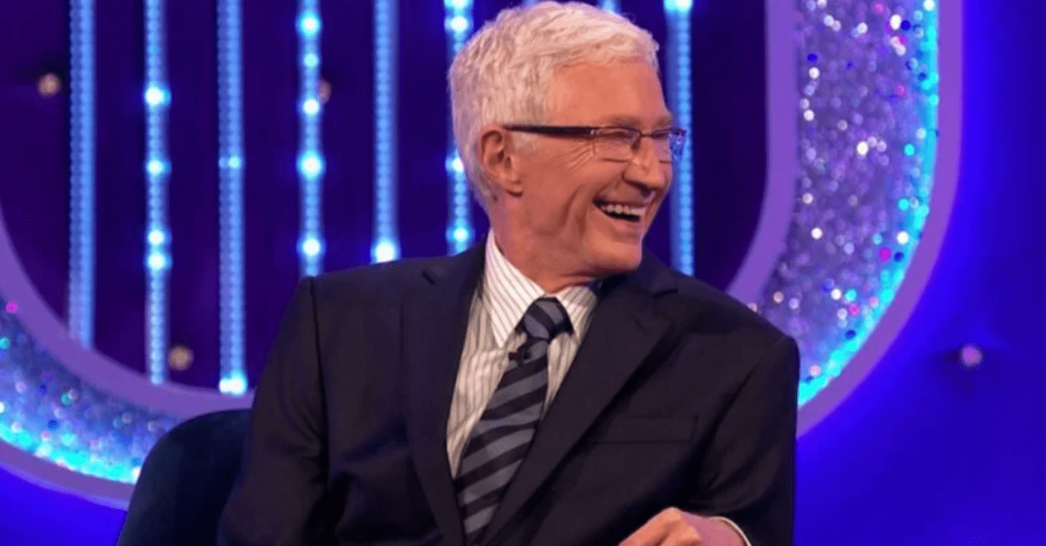 Paul O'Grady laughing
