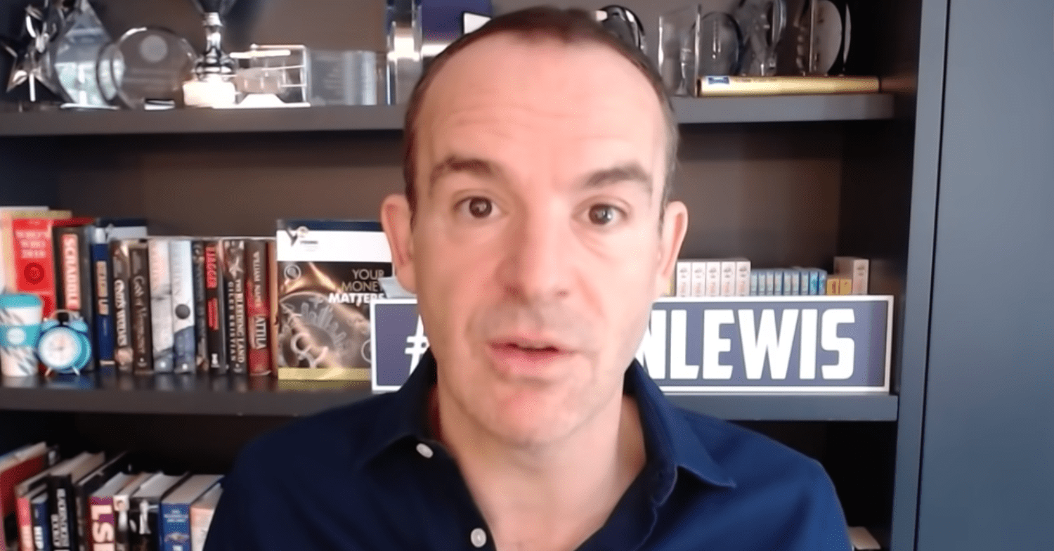 Martin Lewis speaks into the camera