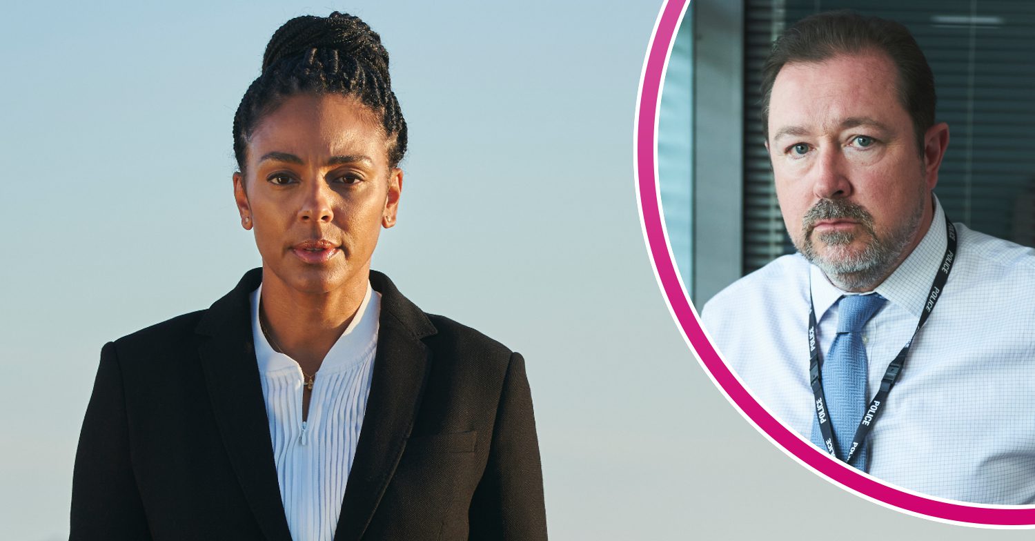 Jenn and Tony frown in series four of The Bay