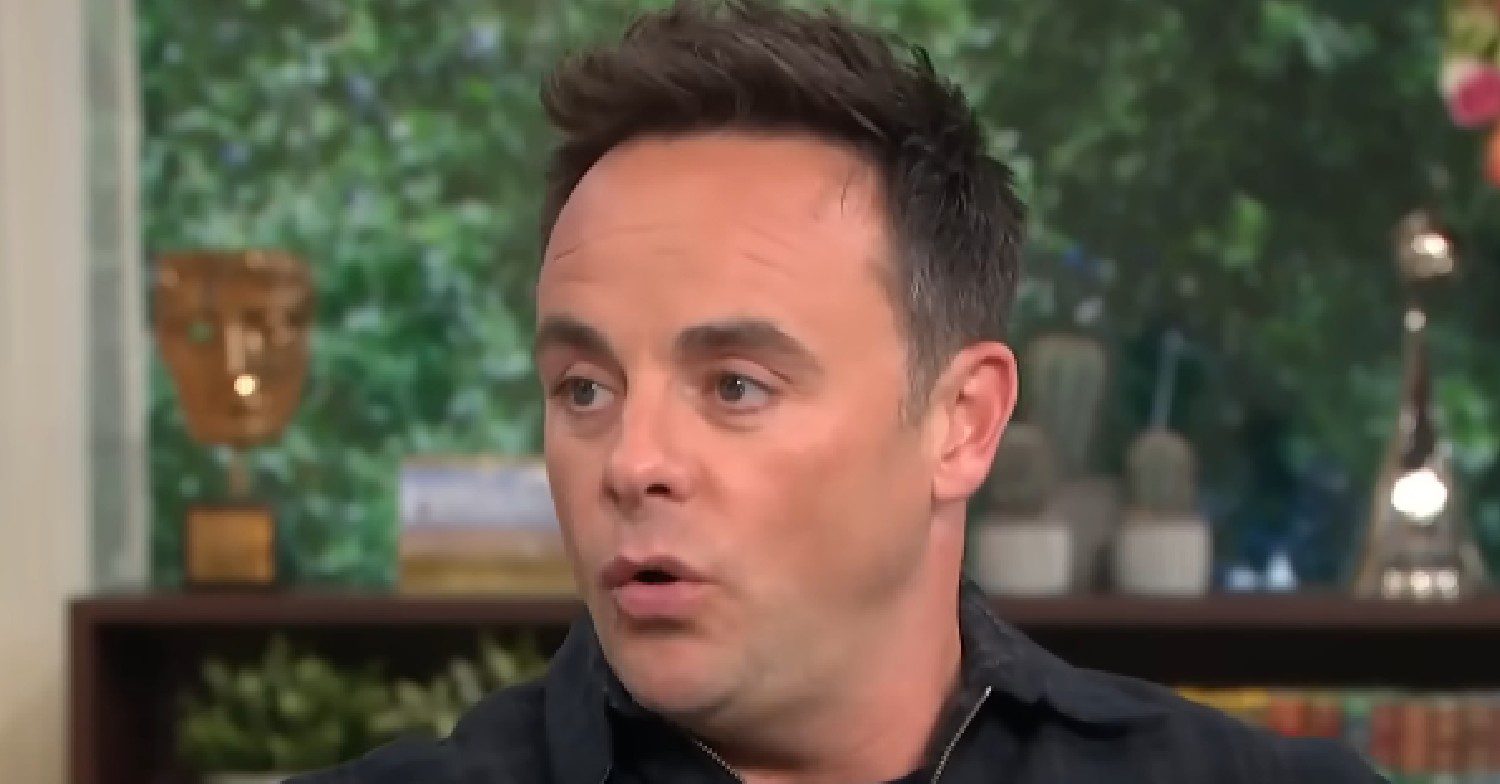 Ant McPartlin speaking on This Morning