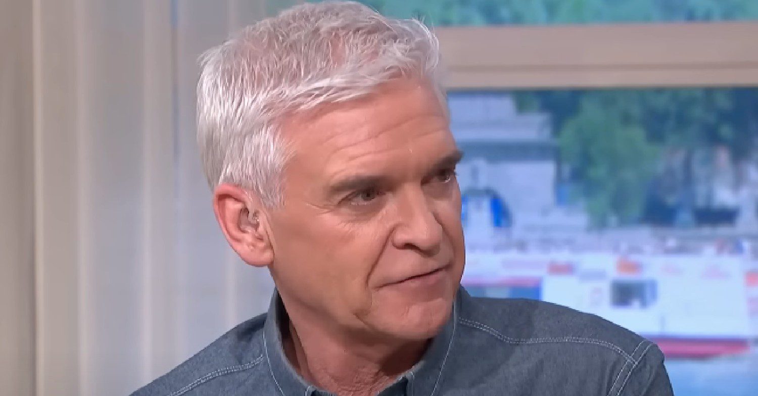 Phillip Schofield talking on This Morning