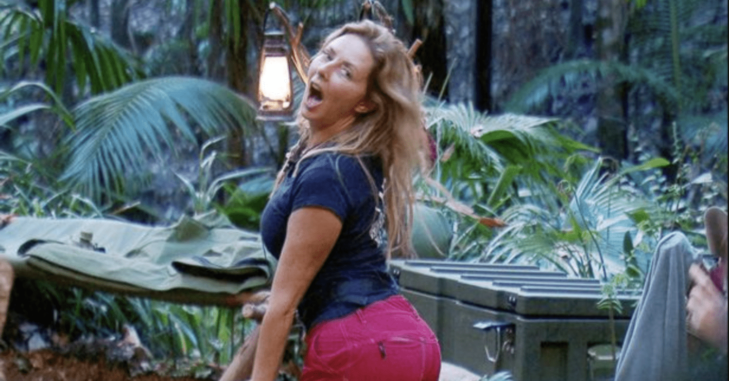 Carol Vorderman during I'm A Celebrity