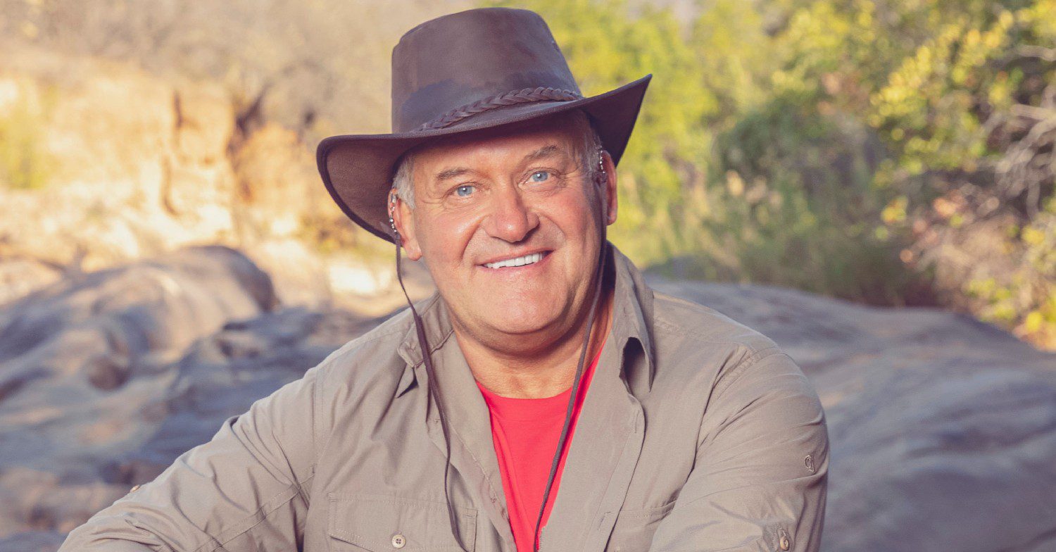 Paul Burrell smiling in I'm A Celebrity promo pic