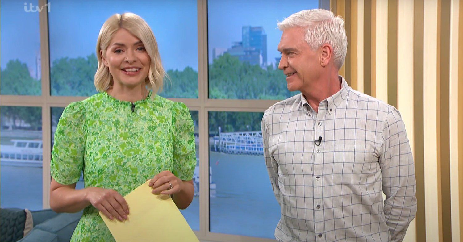 Holly Willoughby and Phillip Schofield on This Morning today