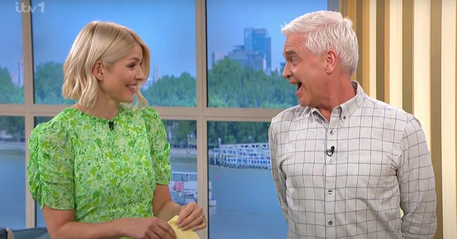 Holly Willoughby and Phillip Schofield on This Morning today
