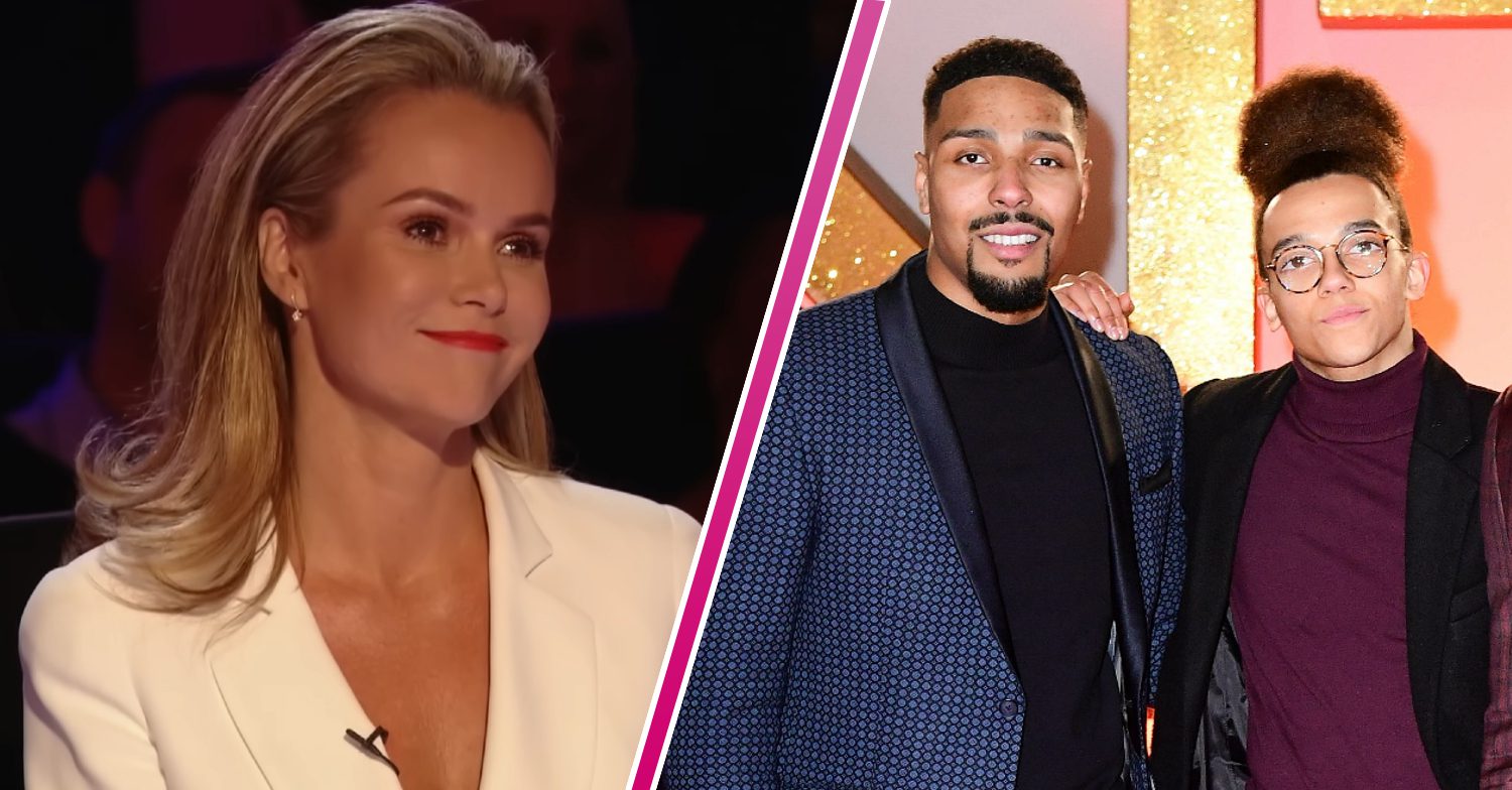 Amanda Holden on BGT, Diversity stars smile at event