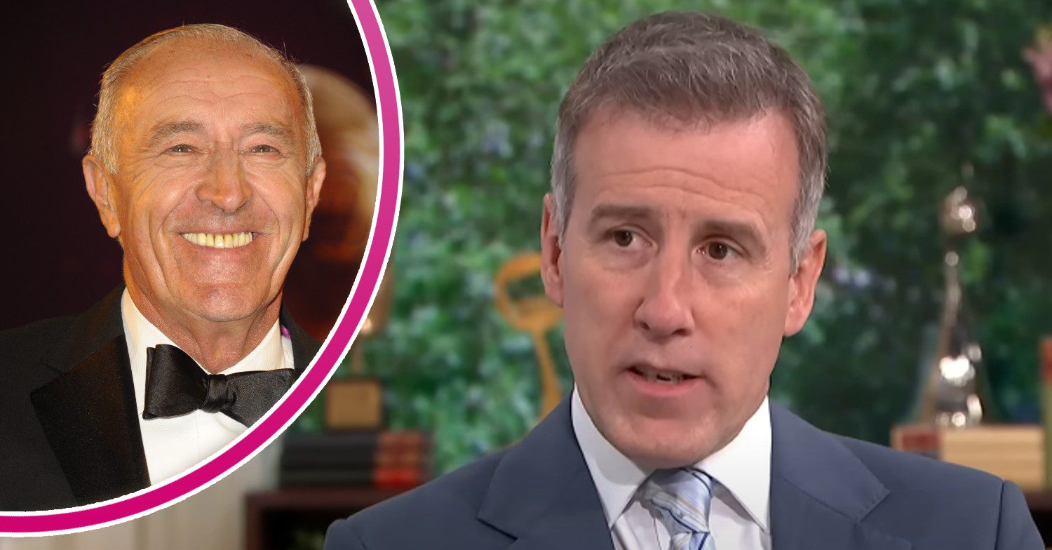 Len Goodman smiling and Anton Du Beke on This Morning