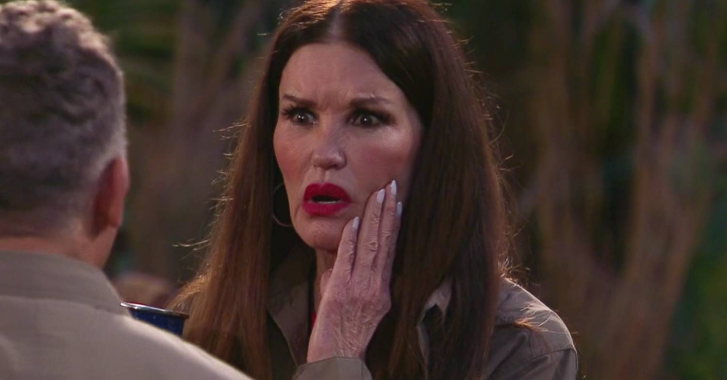 Janice Dickinson acts shocked