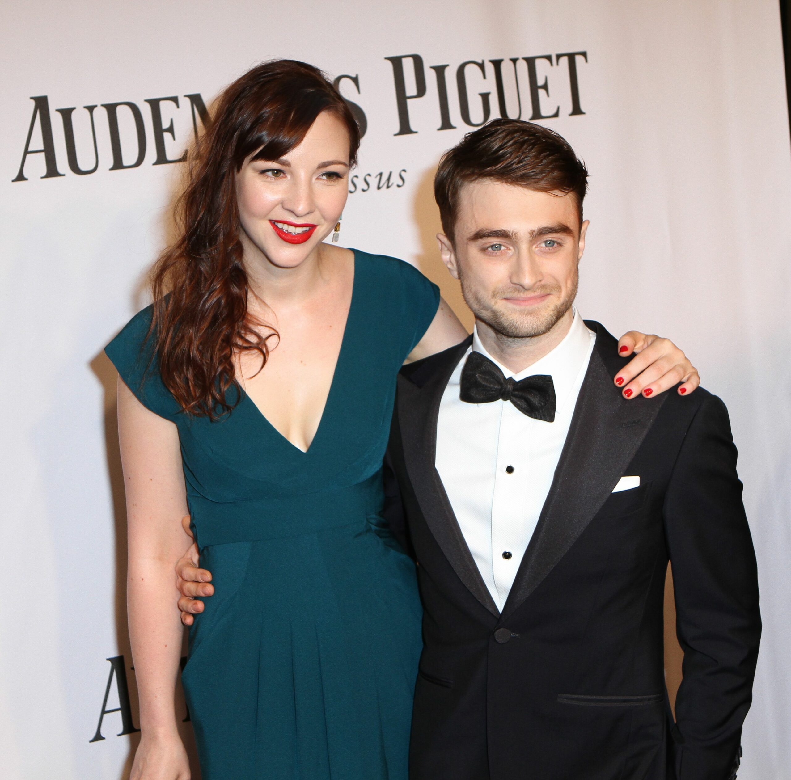 Erin Darke and Daniel Radcliffe smiling