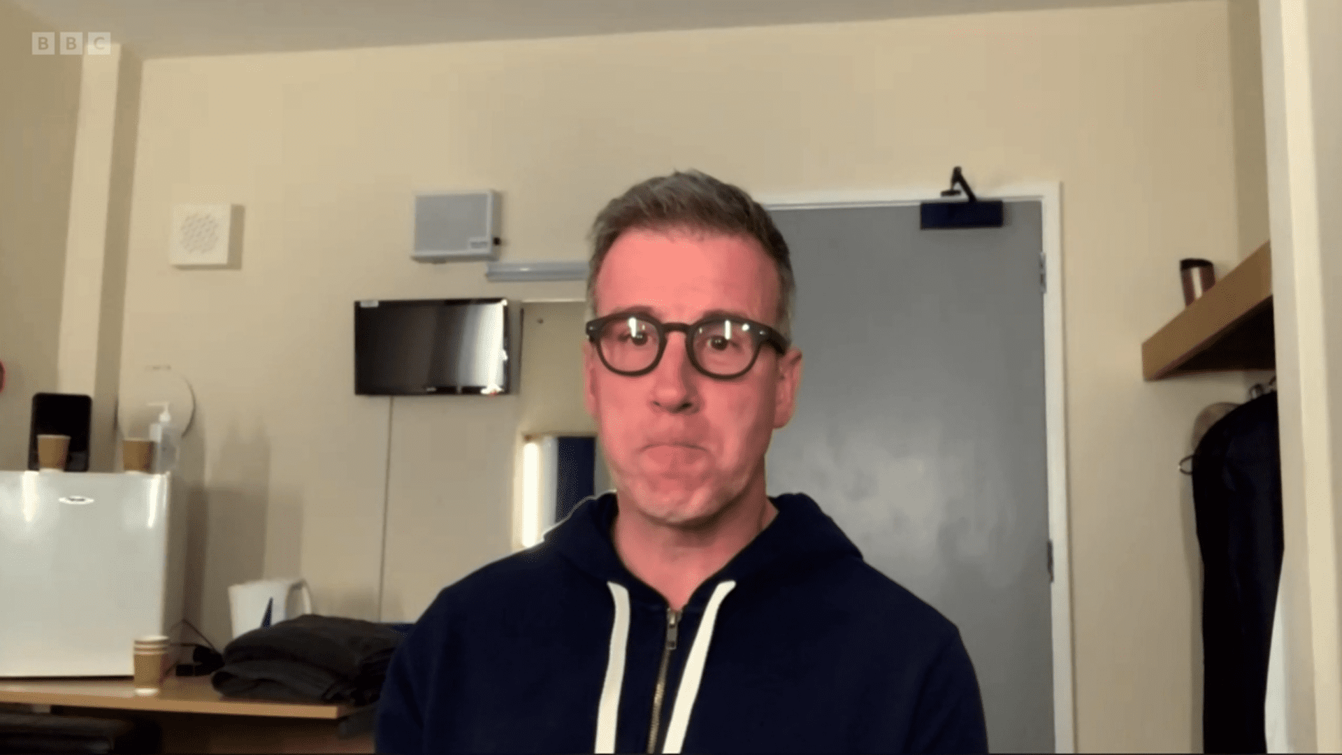 Anton Du Beke frowns on The One Show