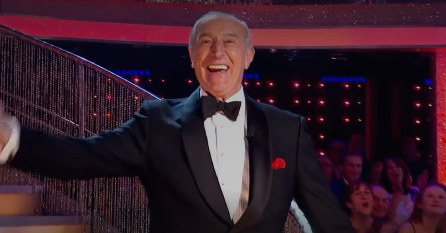 Len Goodman smiles on Strictly Come Dancing
