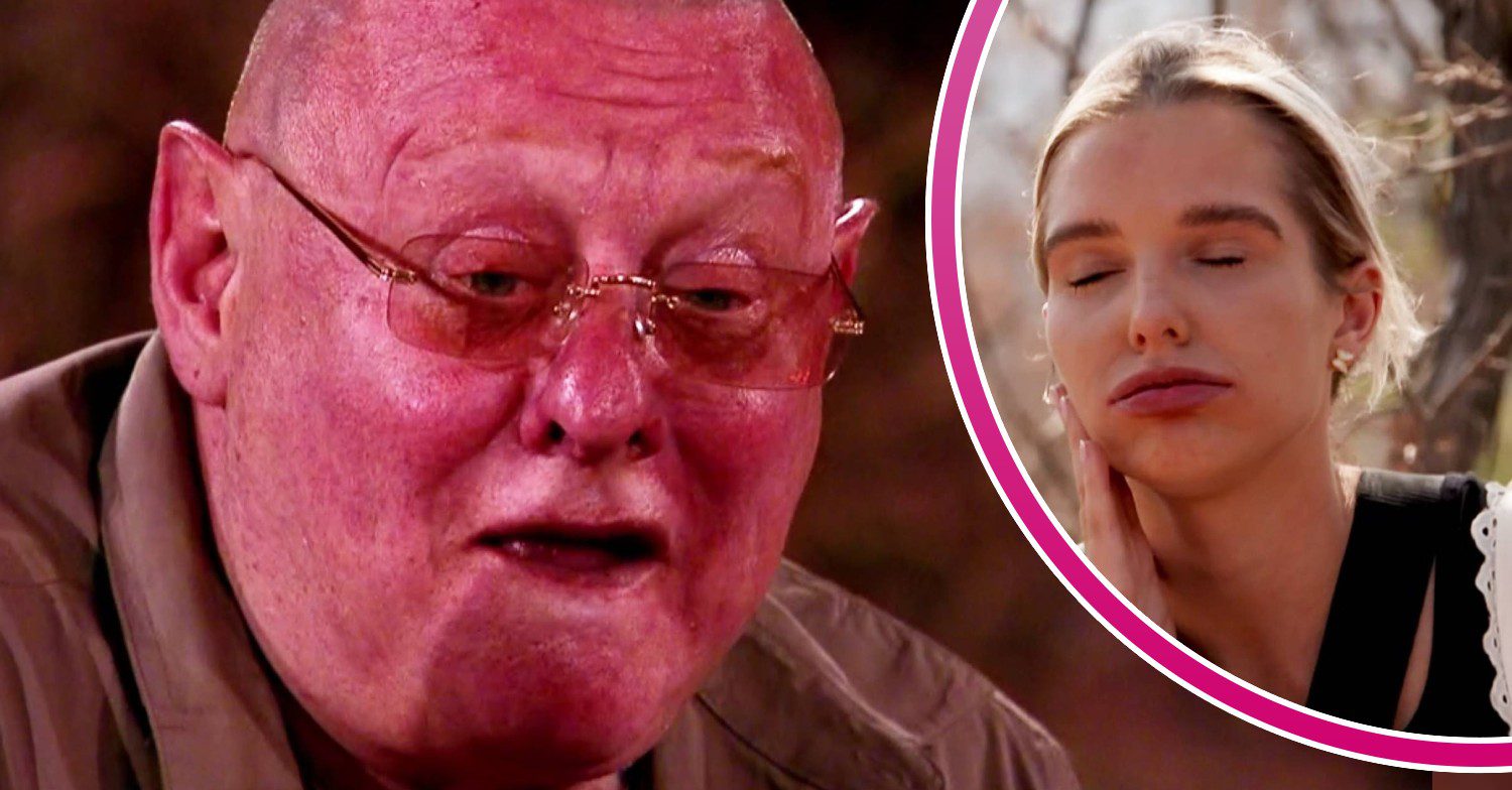 Shaun Ryder looks put out, Helen Flanagan sighs