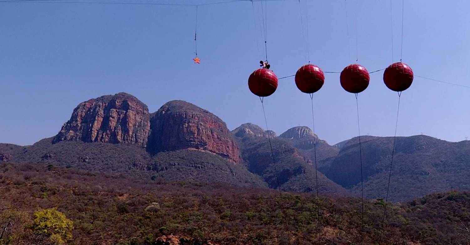 Fatima Whitbread takes on the balls challenge