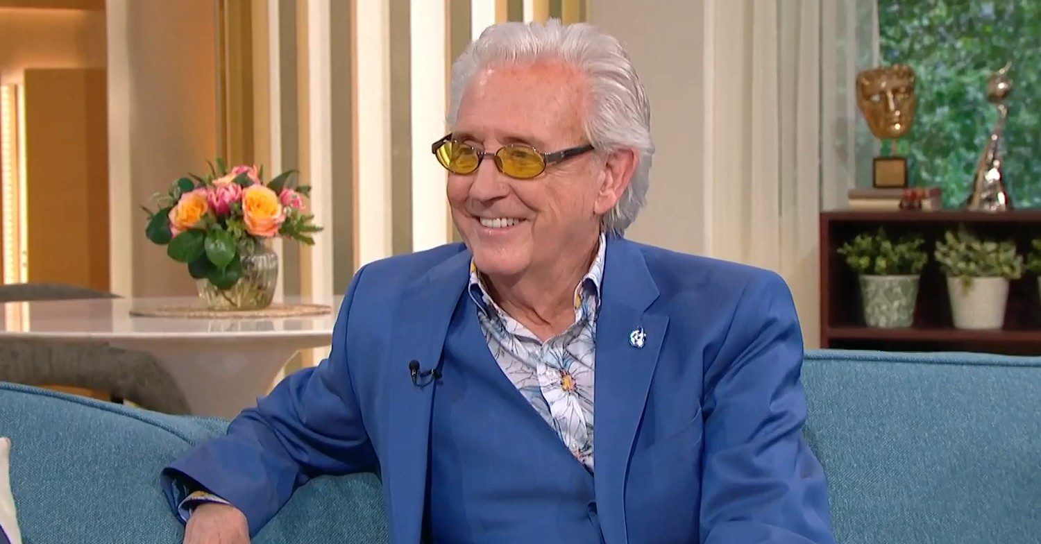 Tony Christie smiling on This Morning