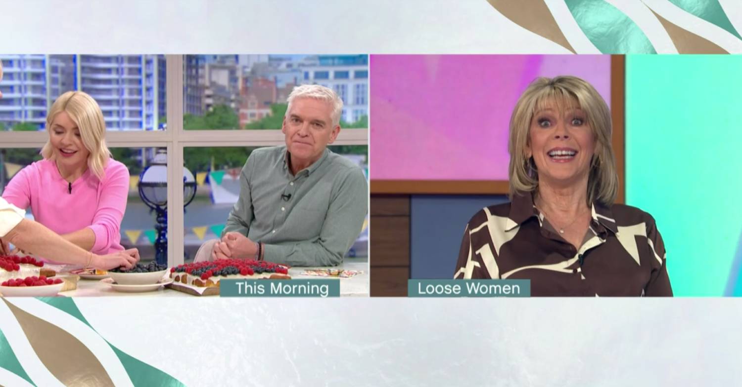 Phillip Schofield hands over to Ruth Langsford on This Morning today