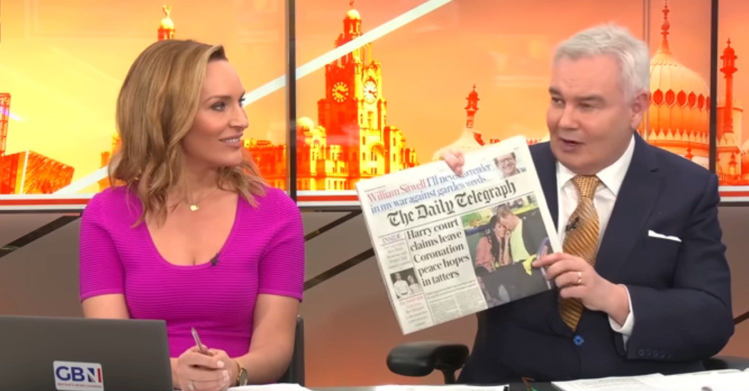 Eamonn Holes on GB News discussing Harry and Meghan