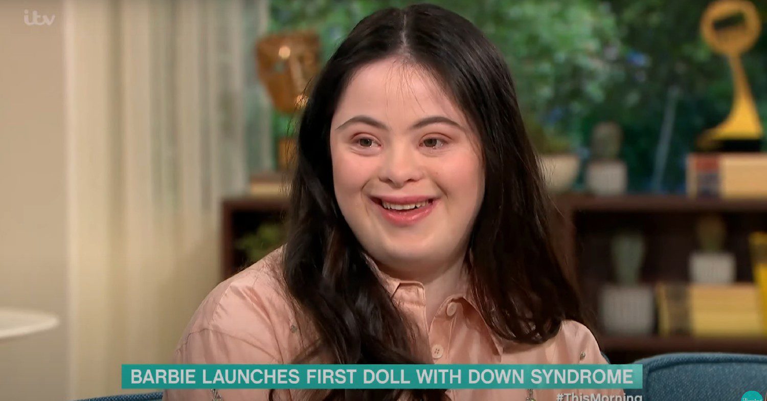 Ellie Goldstein on This Morning today