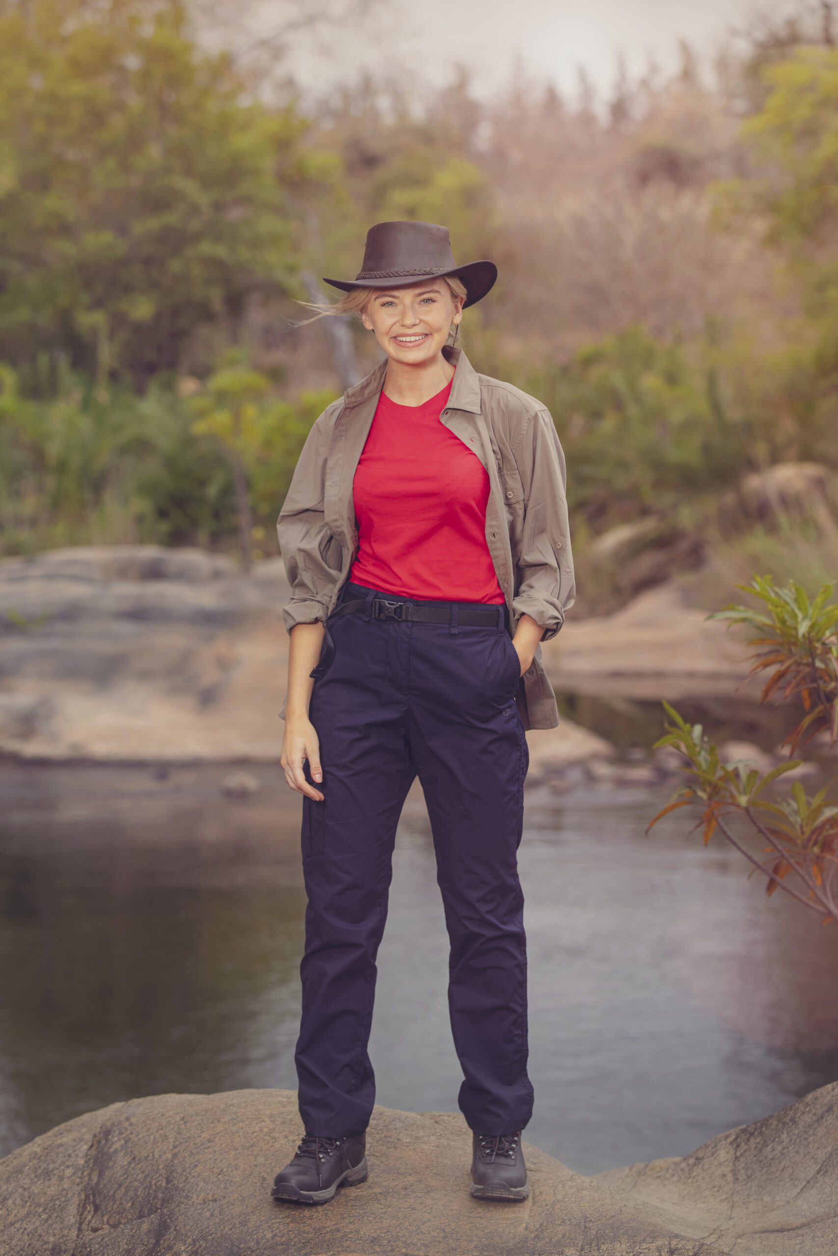 Georgia Toff smiles for I'm A Celebrity South Africa