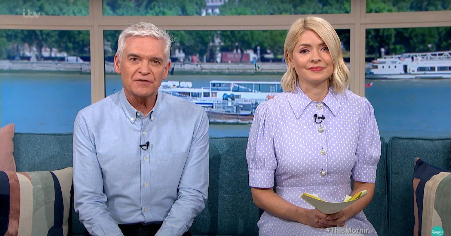 Phillip Schofield and Holly Willoughby on This Morning today 