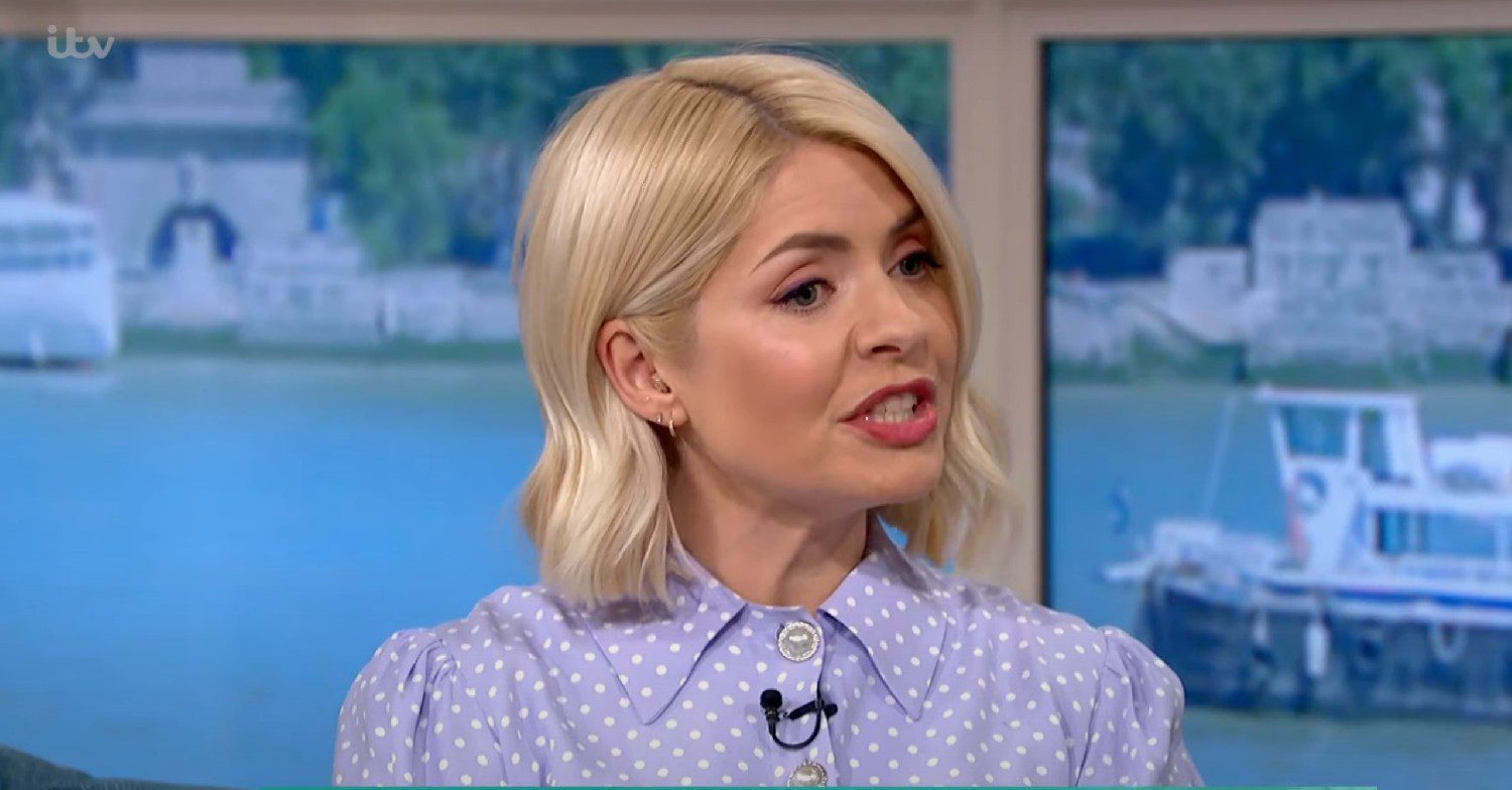 Holly Willoughby on This Morning today