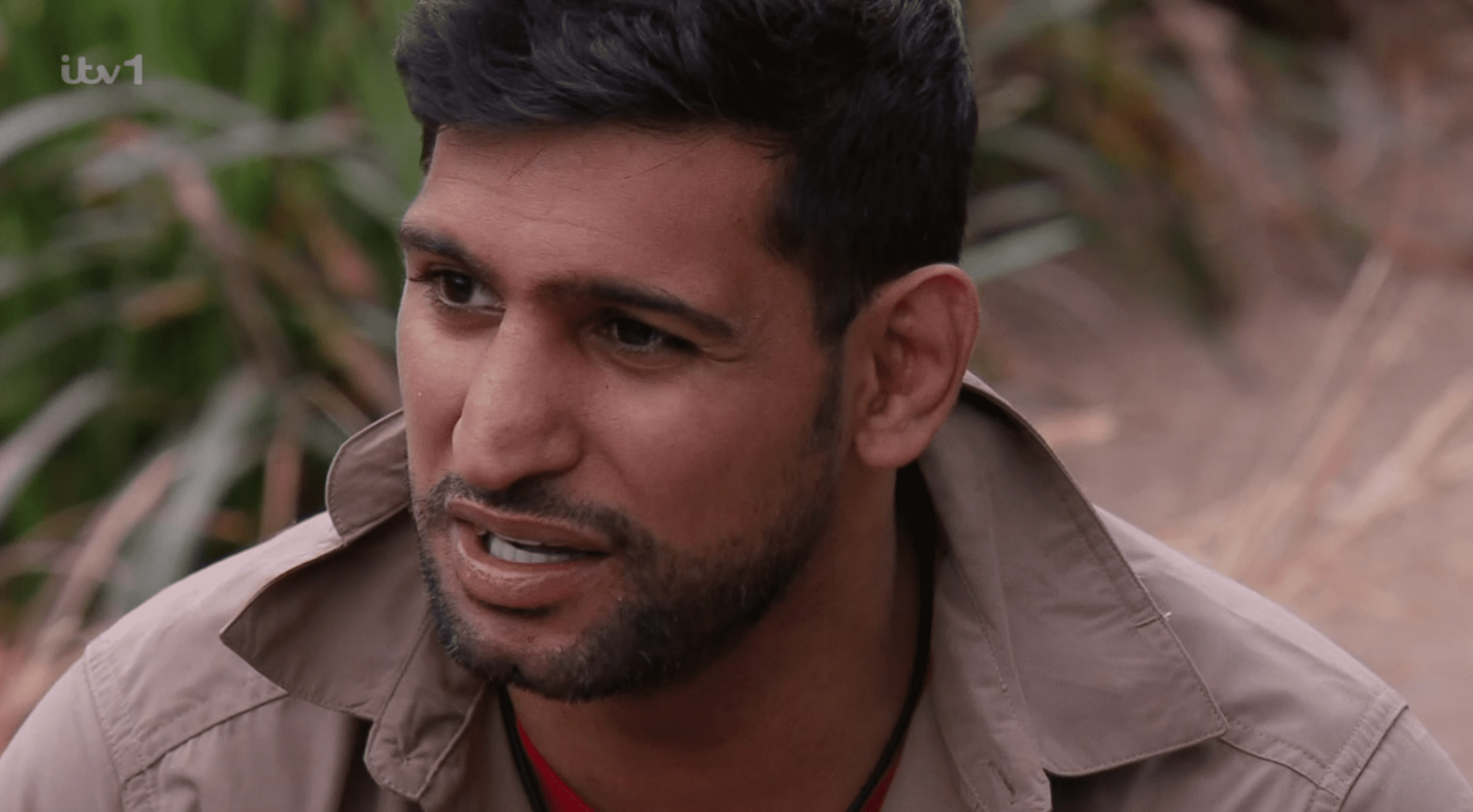 Amir Khan in the I'm A Celebrity jungle