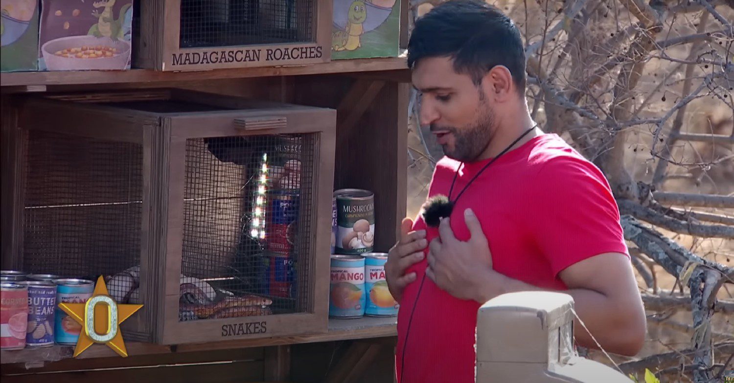 Amir Khan scared on I'm A Celeb South Africa 