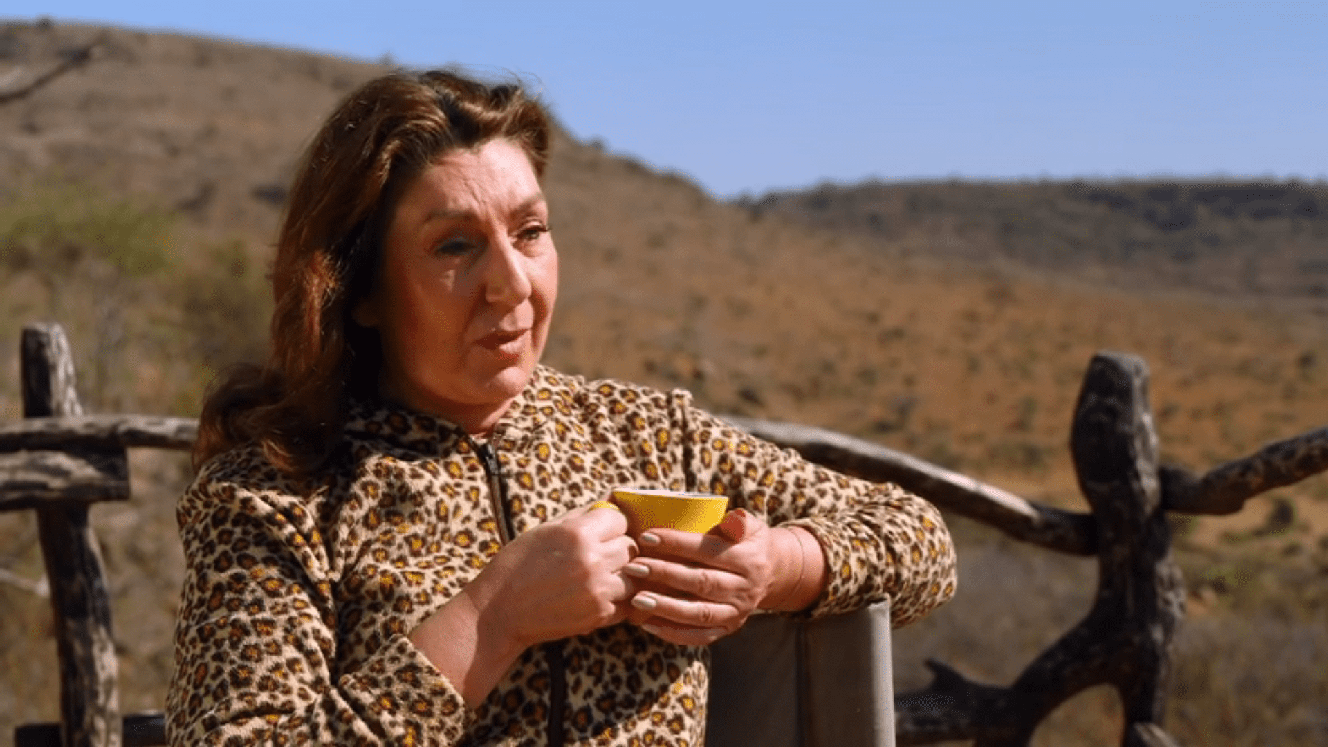 Jane McDonald tears up On Safari