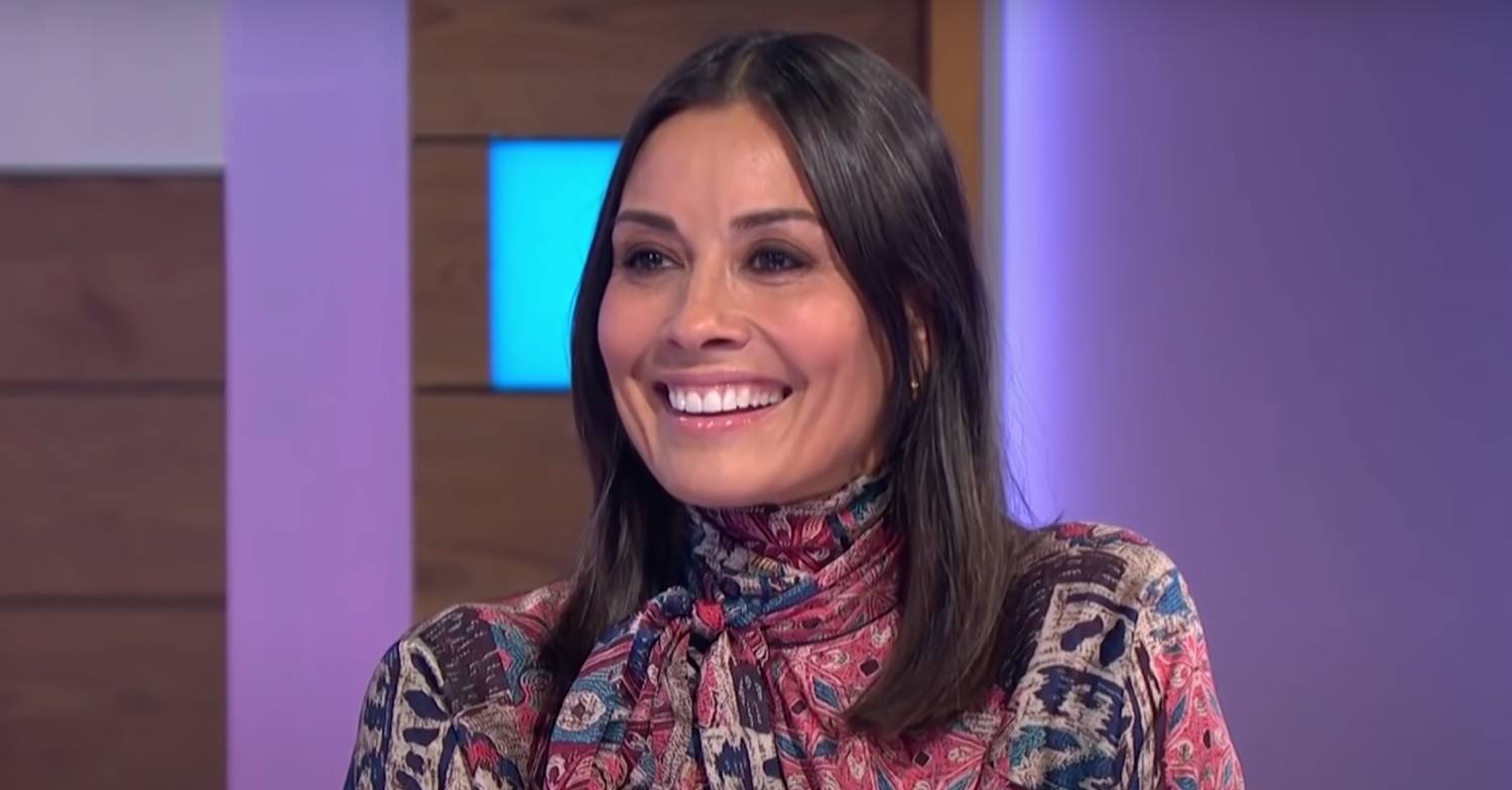 Melanie Sykes smiles
