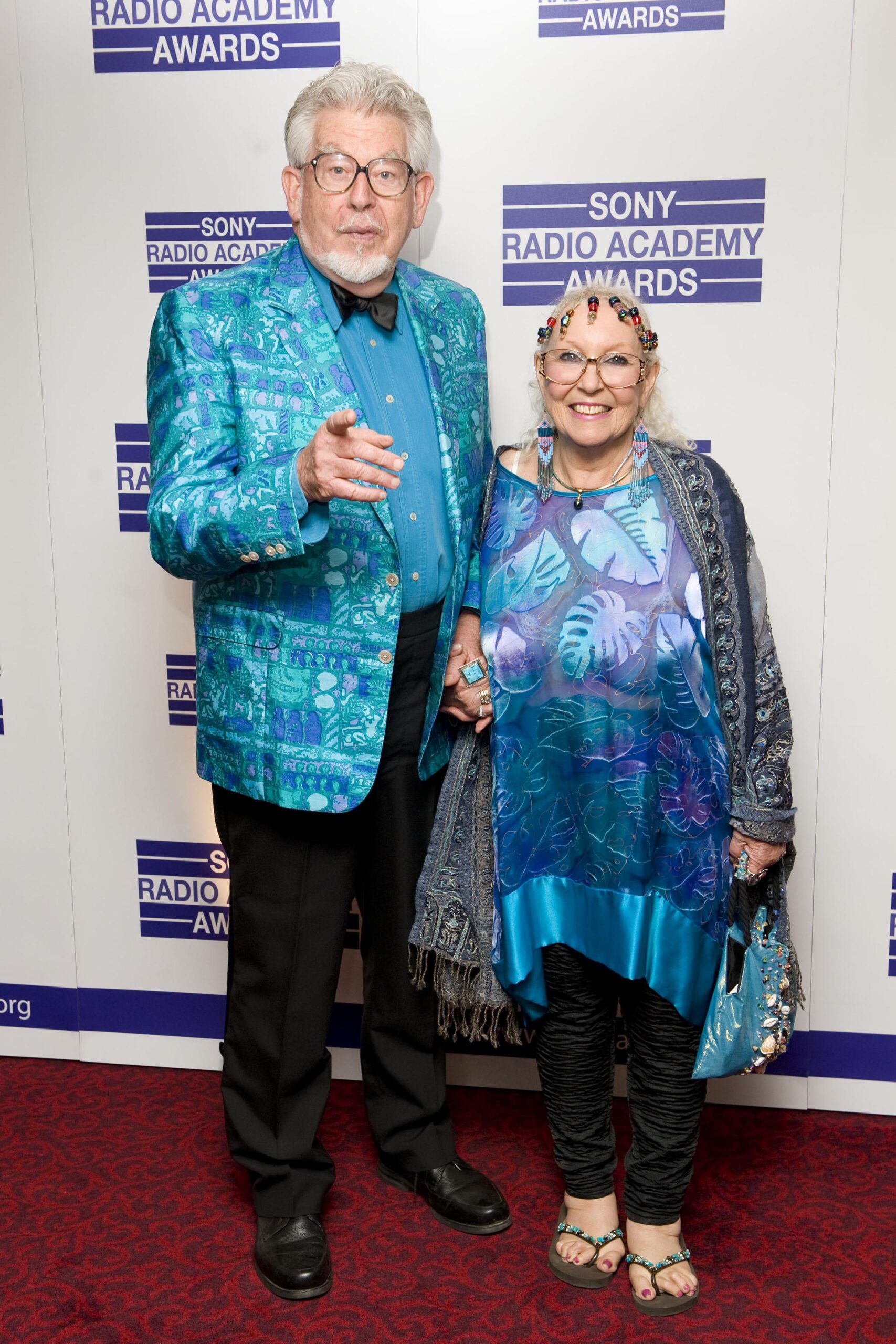 Rolf Harris and his wife Alwen Hughes