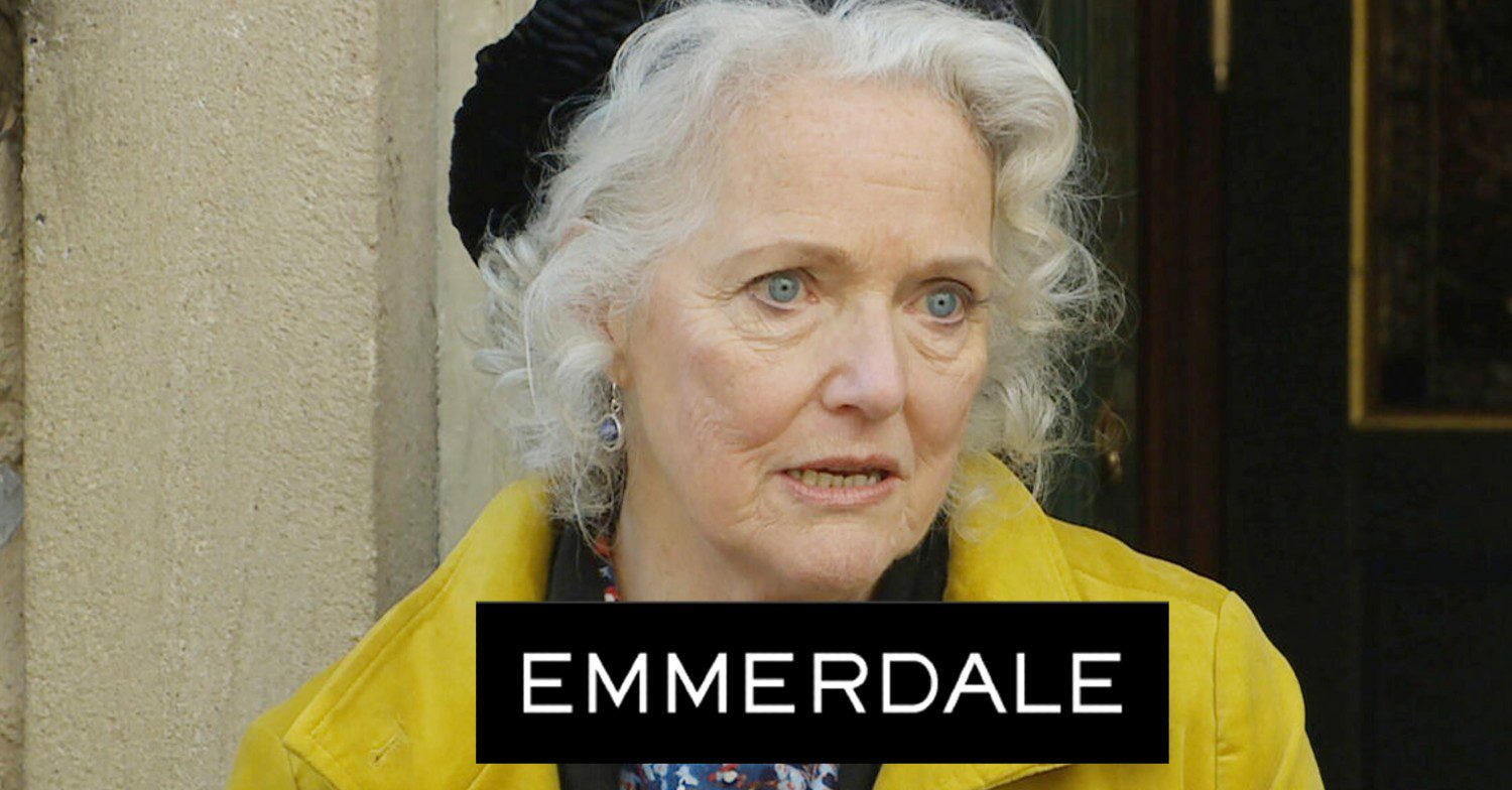 Mary looking worried on Emmerdale (Credit: ITV/Composite: Entertainment Daily!)