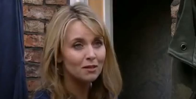 Debra Stevenson as Frankie Baldwin on Coronation Street
