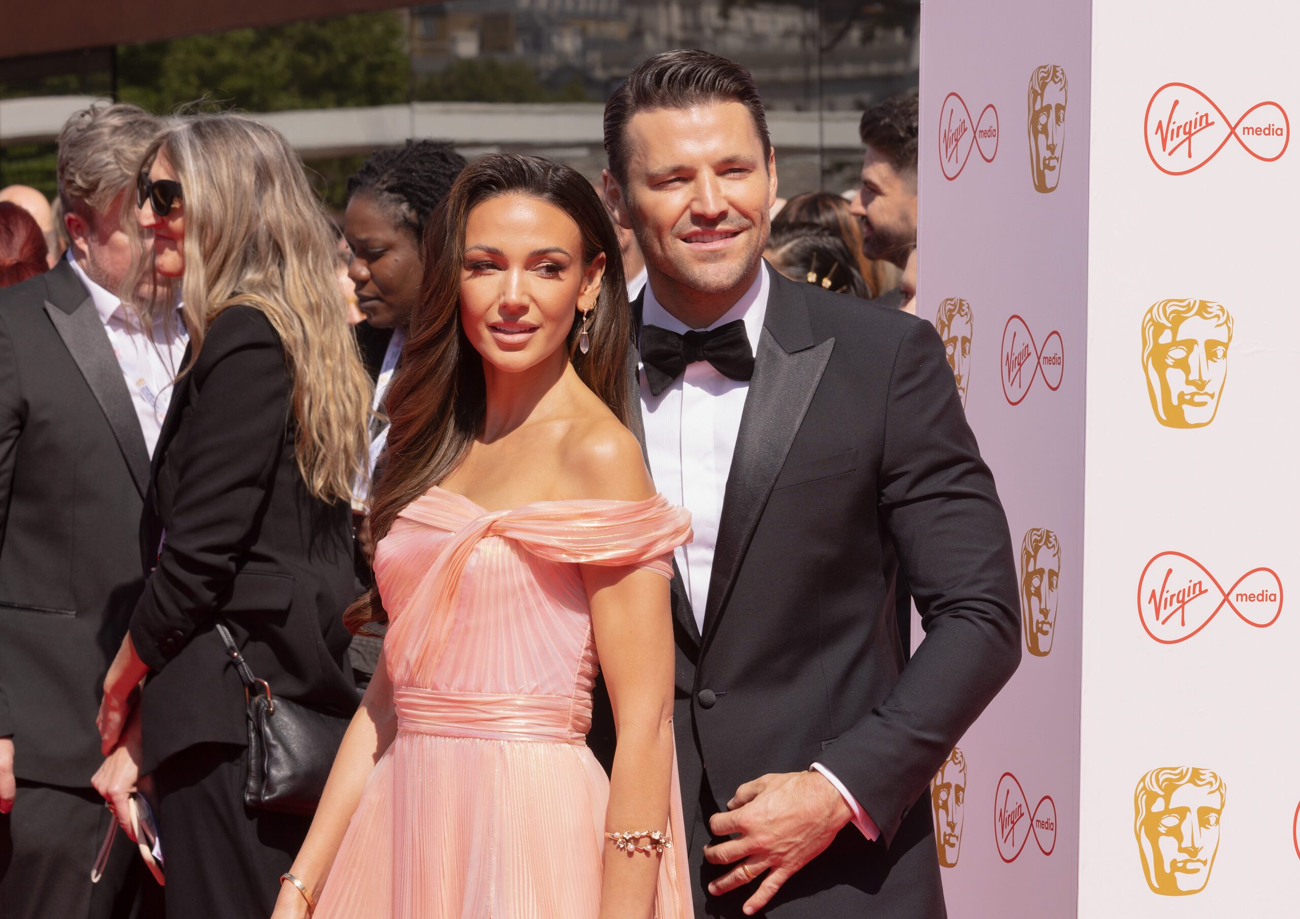 Mark Wright and Michelle Keegan on the red carpet