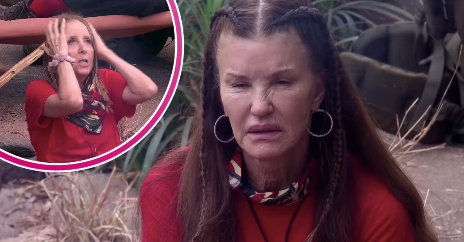 I'm A Celebrity South Africa star Gillian looking worried with Janice looking grossed out