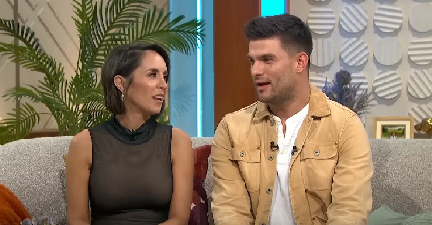 Strictly stars Janette Manrara and Aljaz Skorjanec speaking on Lorraine