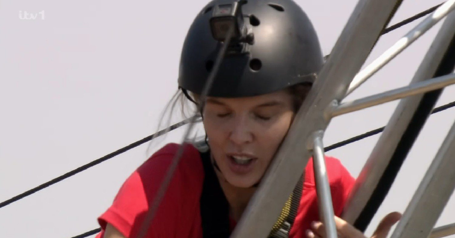 Helen Flangan during I'm A Celebrity South Africa trial