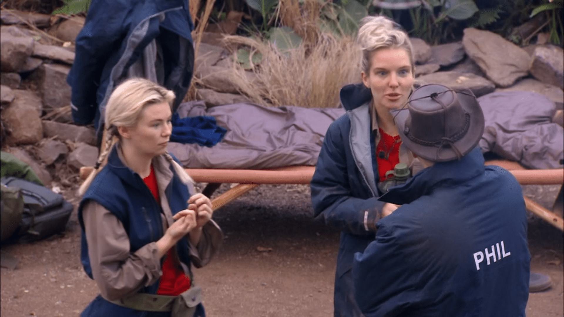 Toff and Helen speak with Phil on I'm A Celebrity South Africa