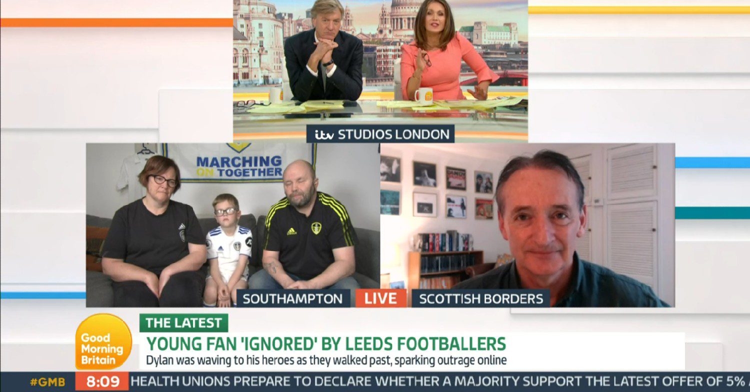 Richard Madeley and Susanna Reid on Good Morning Britain today