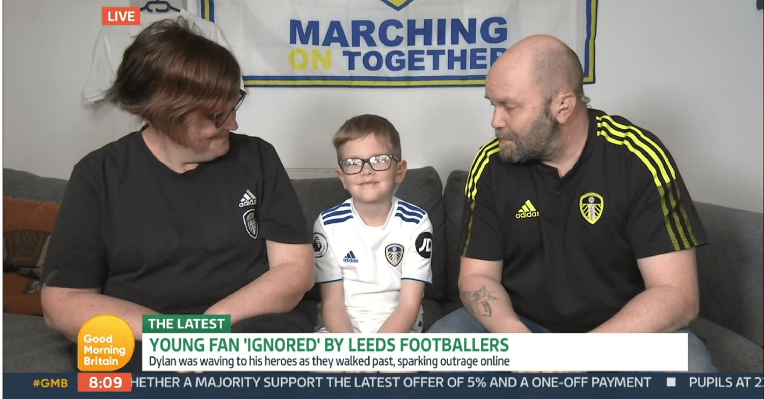 Little boy on Good Morning Britain today