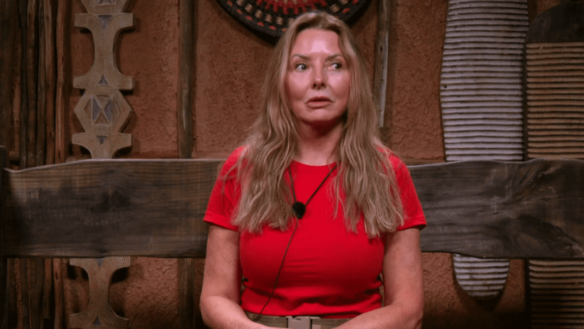 Carol Vorderman frowns on I'm A Celebrity South Africa