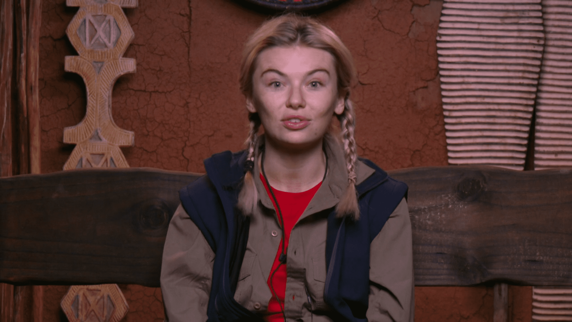 Toff speaks during I'm A Celebrity South Africa confessional