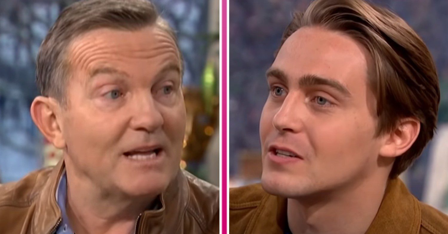Bradley Walsh and son Barney on This Morning