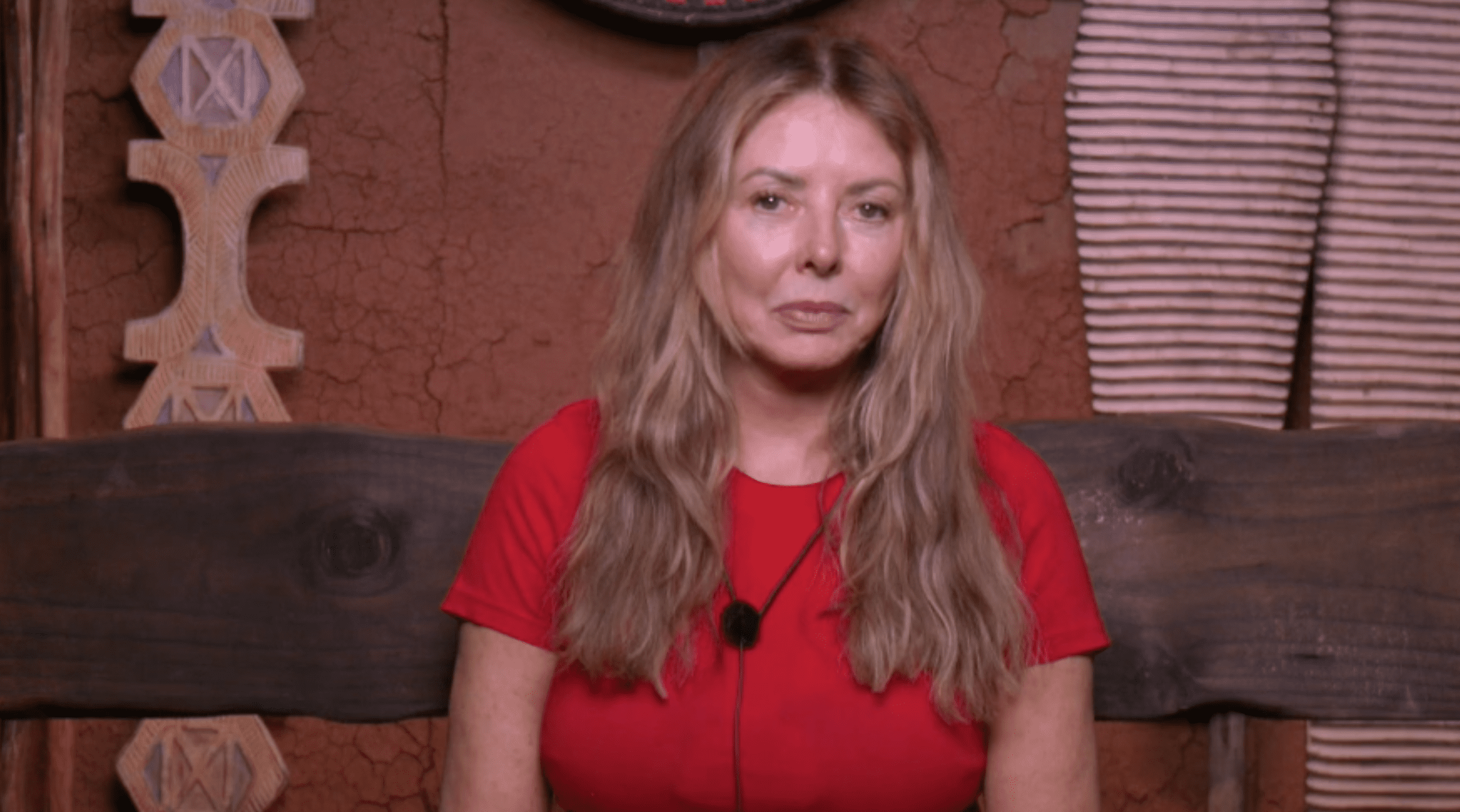 Carol Vorderman speaking on I'm a Celebrity