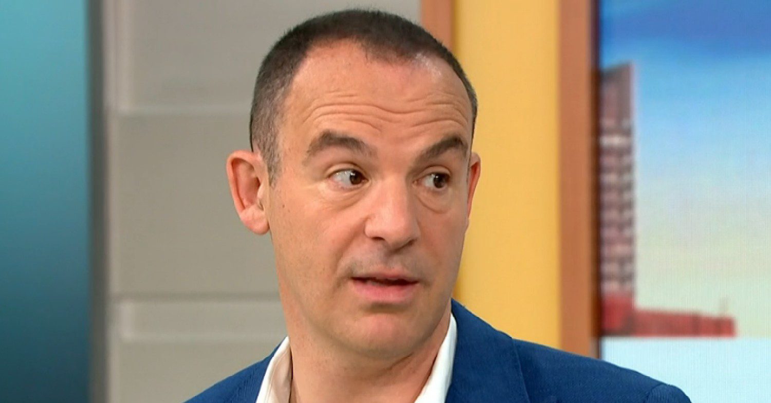 Martin Lewis looking serious on Good Morning Britain
