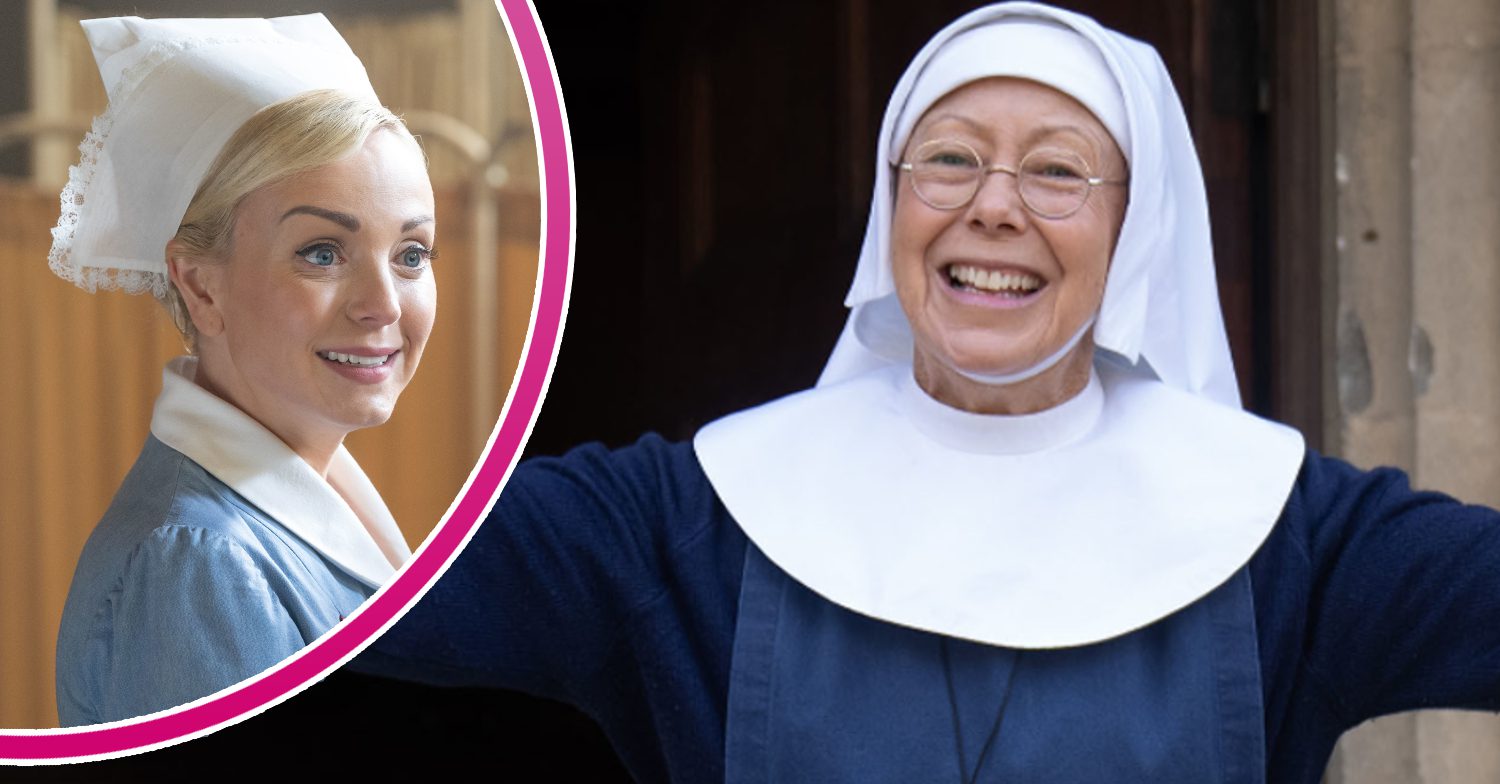 Trixie and Sister Julienne smile on Call the Midwife
