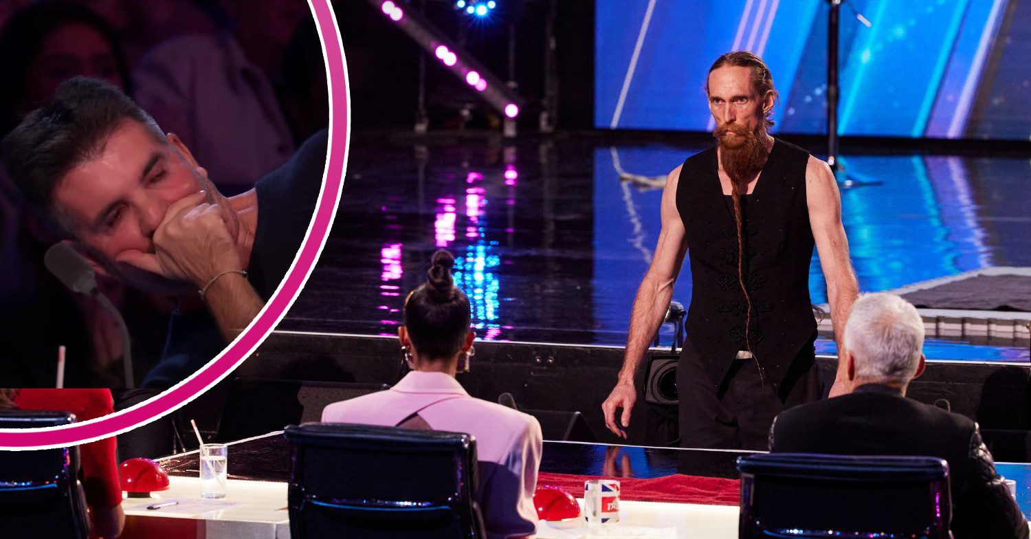BGT sword swallower and judge Simon Cowell
