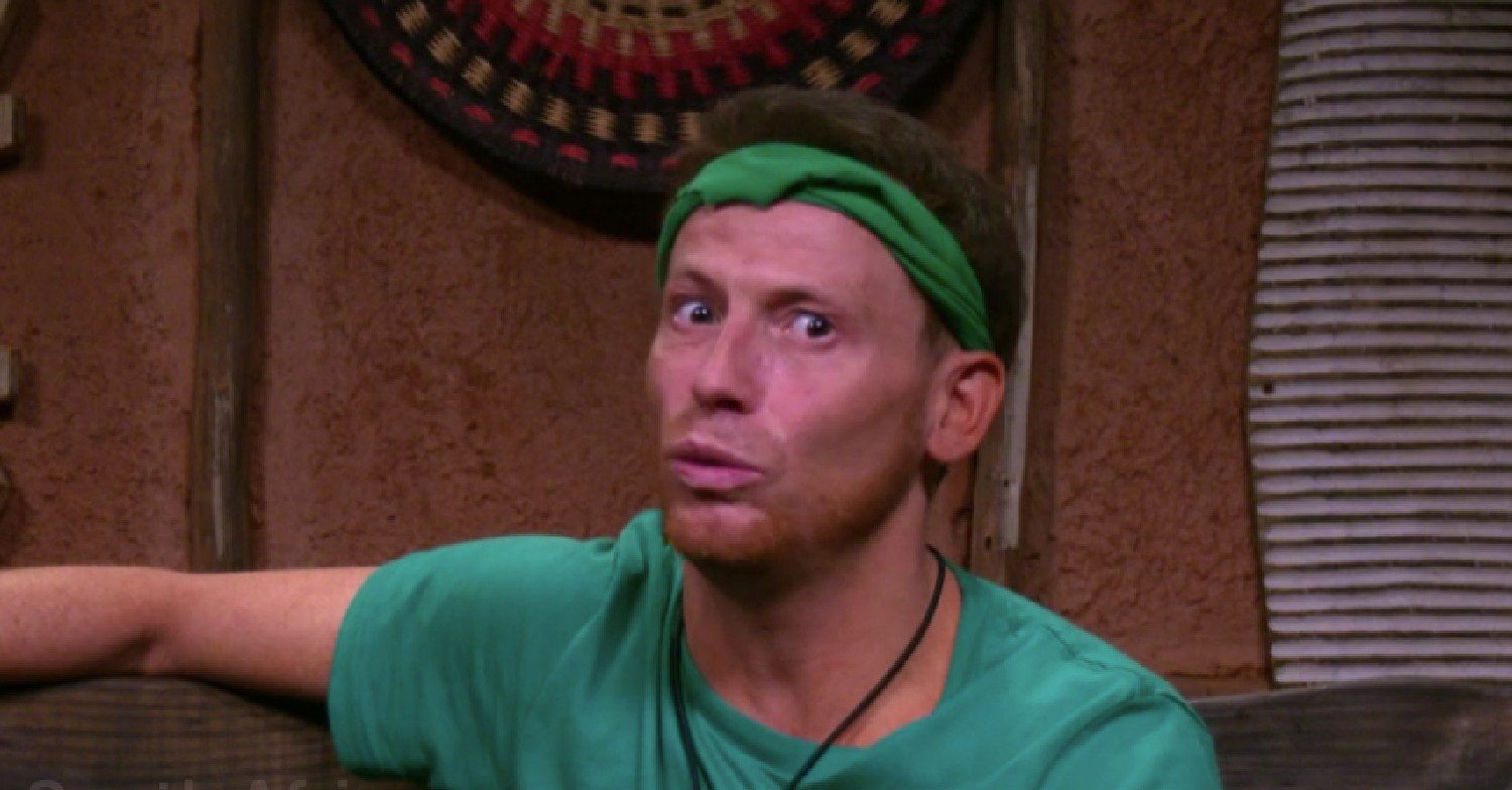 I’m A Celebrity South Africa Joe looking confused