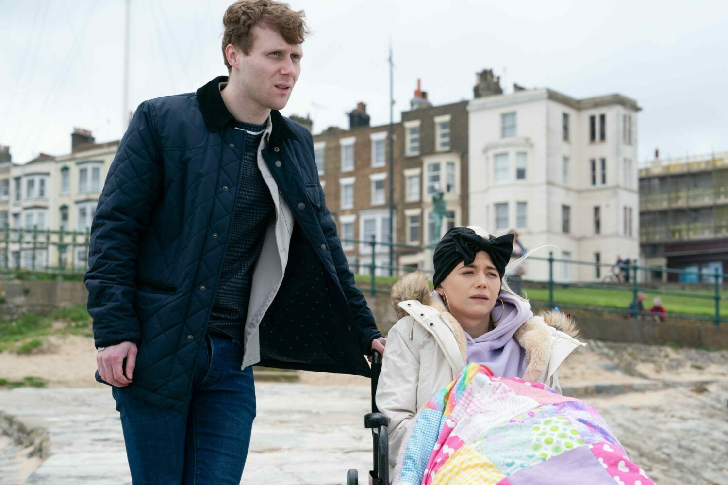 Jay and Lola by the sea on EastEnders