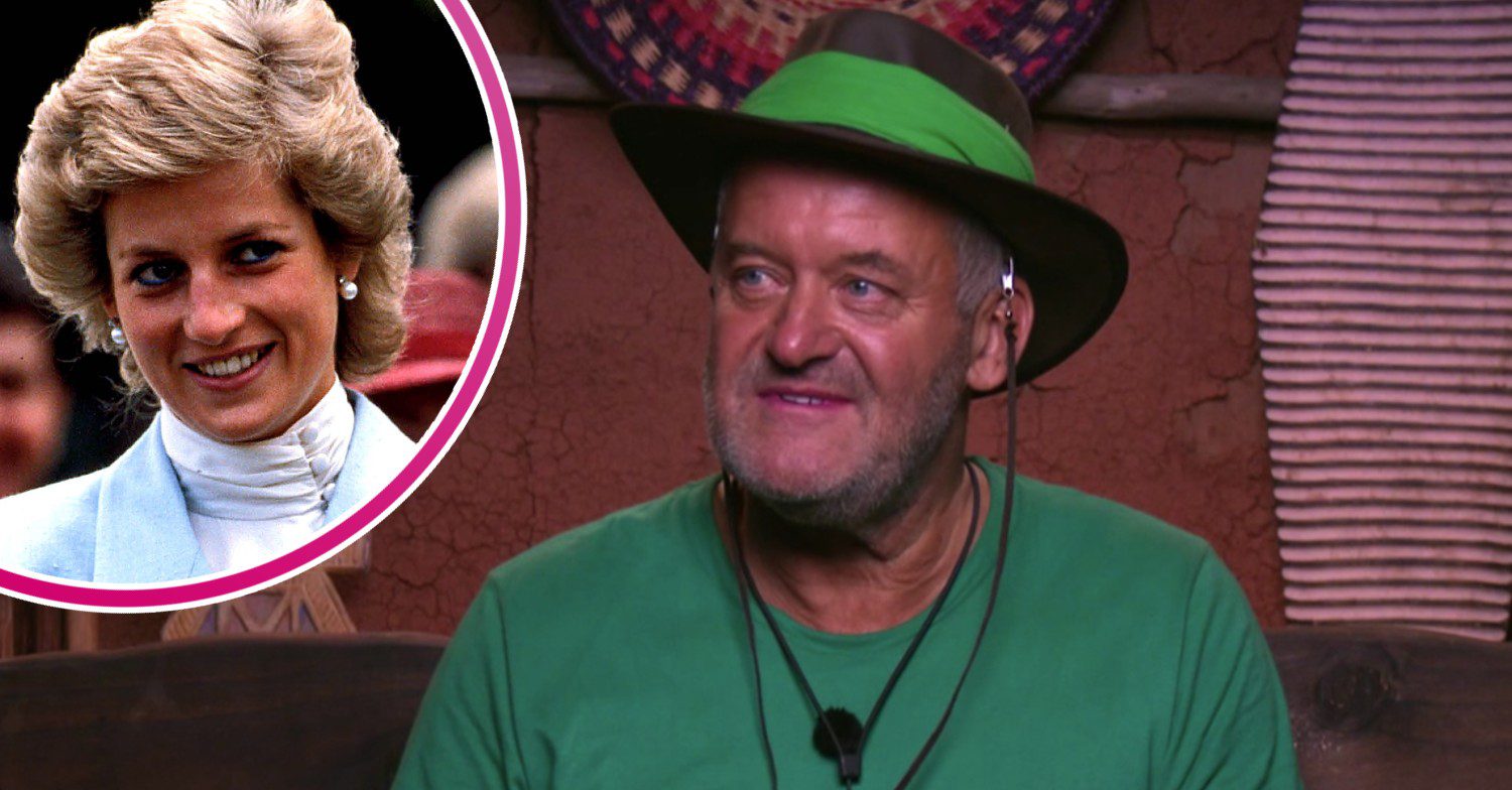 Princess Diana smiling with Paul Burrell on I'm A Celebrity South Africa